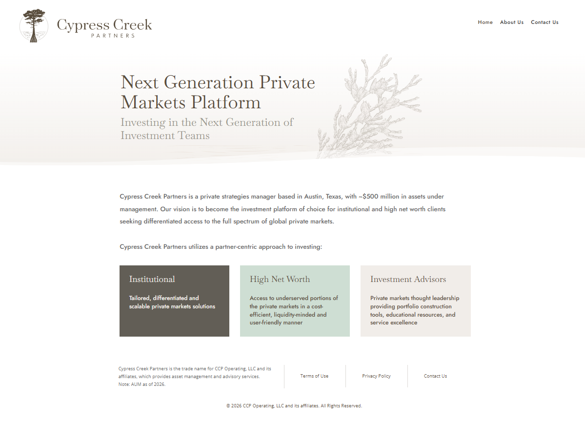 CypressCreekPartners.com